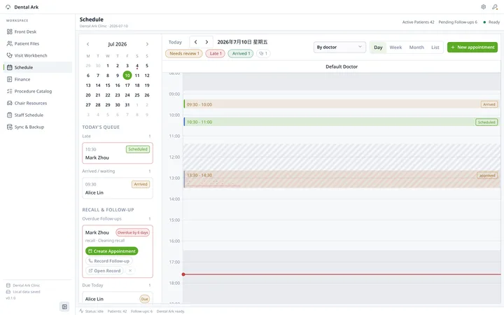 Schedule calendar