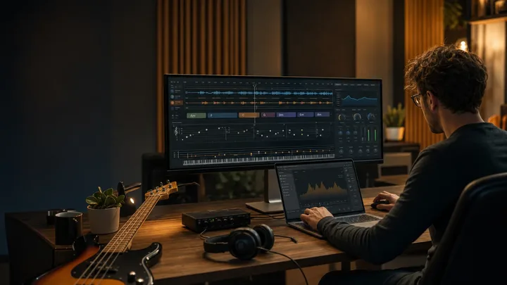 Music practice and transcription desktop software products