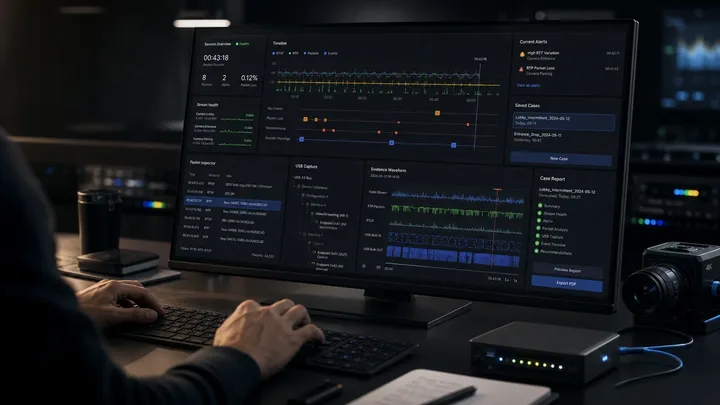Protocol diagnostics software products for RTSP, USB, and PCAP work