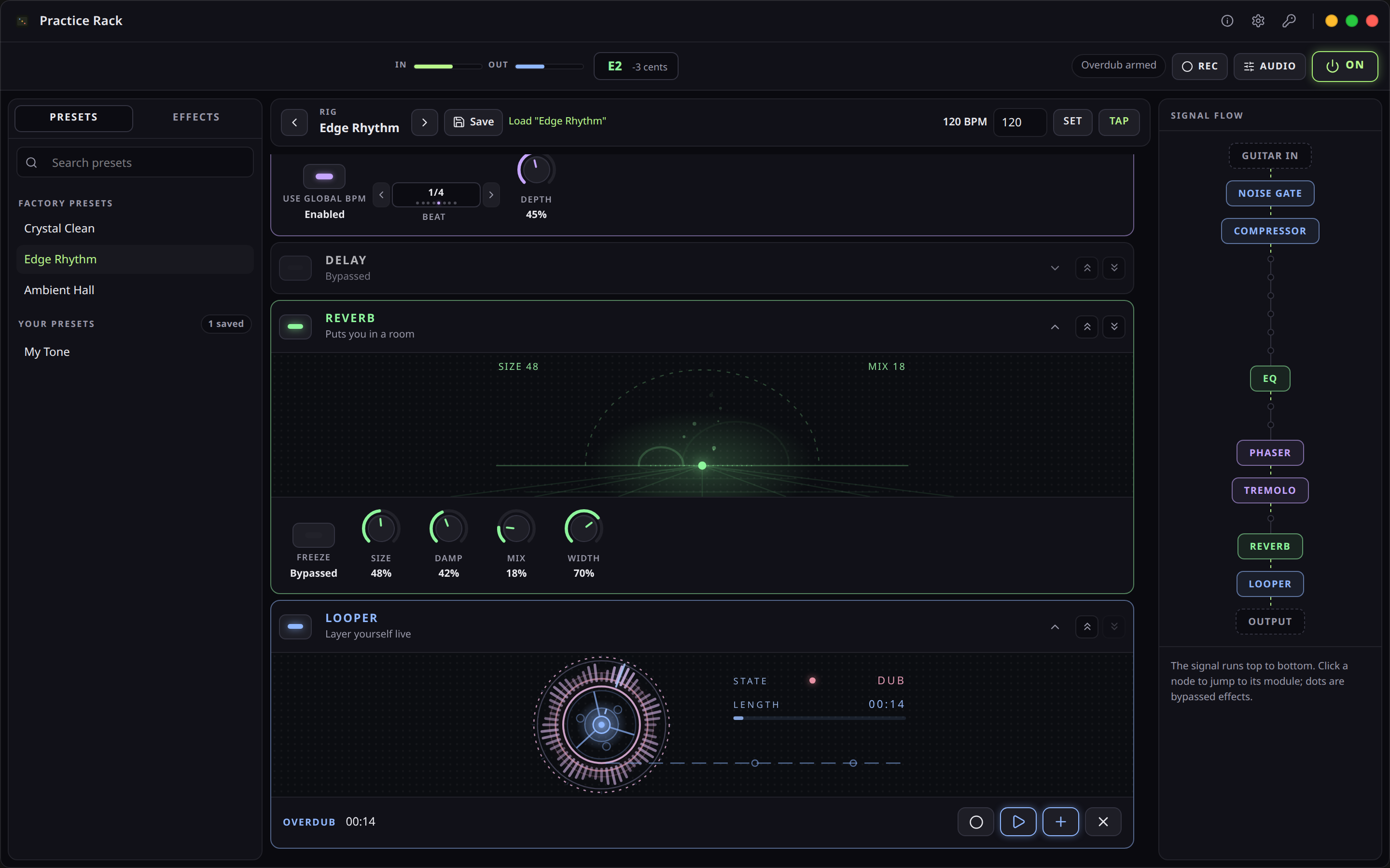 Looper and recorder — Practice Rack