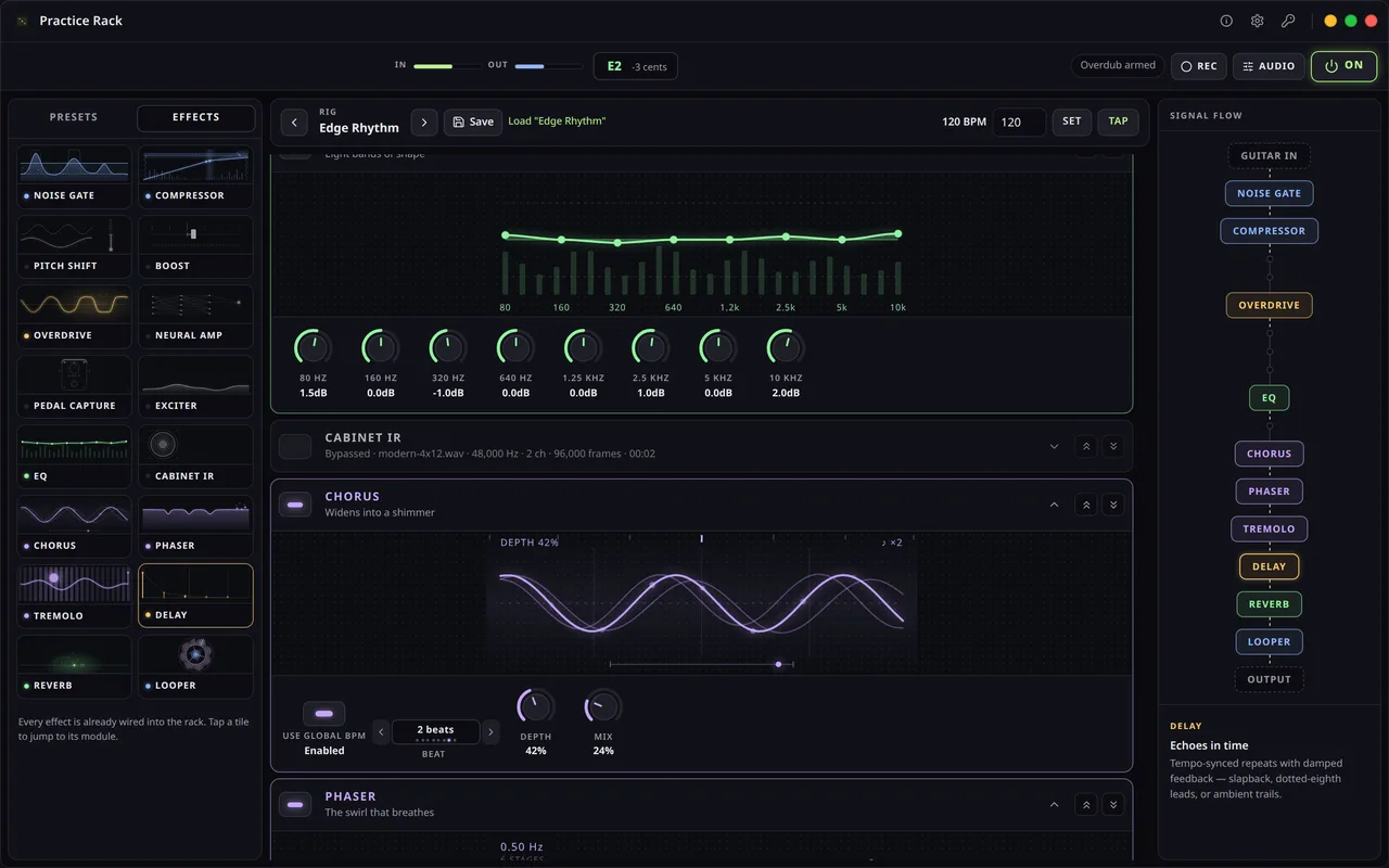 Signal chain session