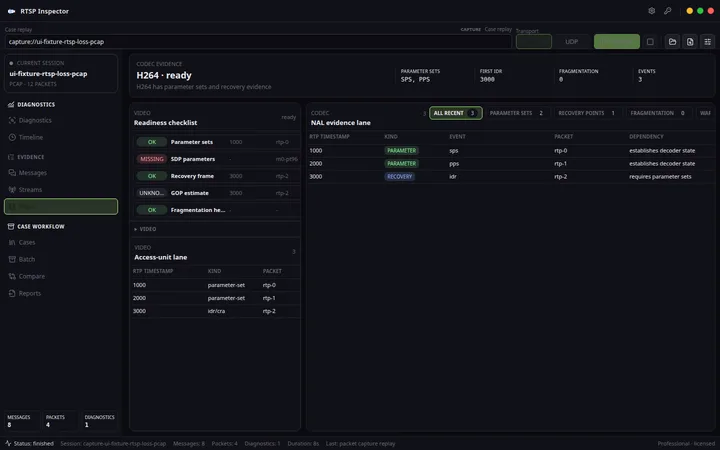 Codec readiness